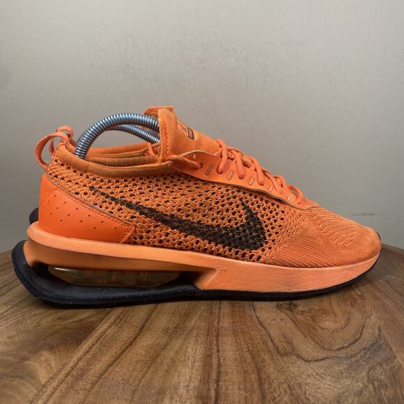 Nike Air Max Flyknit Racer Total Orange Mens Size 8.5 Running Shoes FD0762-800 - Picture 1 of 10